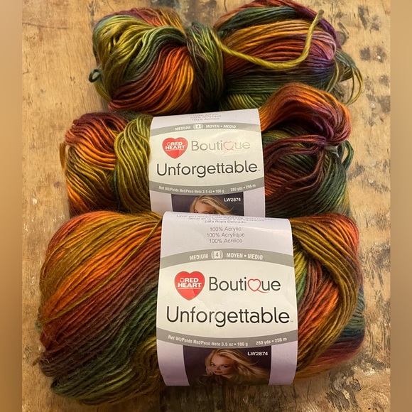 red heart Other - RED HEART UNFORGETTABLE yarn in POLO